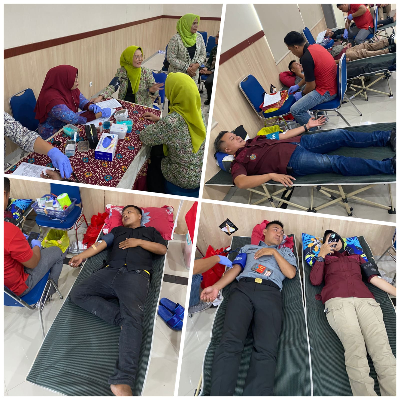 Rupbasan Bengkulu Ikuti Kegiatan Donor Darah Dalam Rangka HBP Ke-60